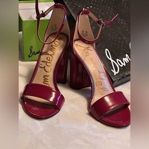 Yaro ankle strap sandals. Beautiful cherry sandals. some marks from normal use.